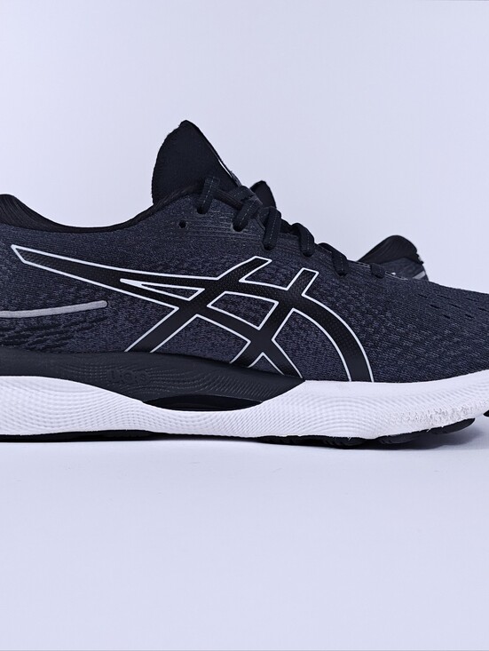 Asics Gel Nimbus 24 Mens 9 Extra Wide Neutral Cushion Road Running Shoes Black main image 8